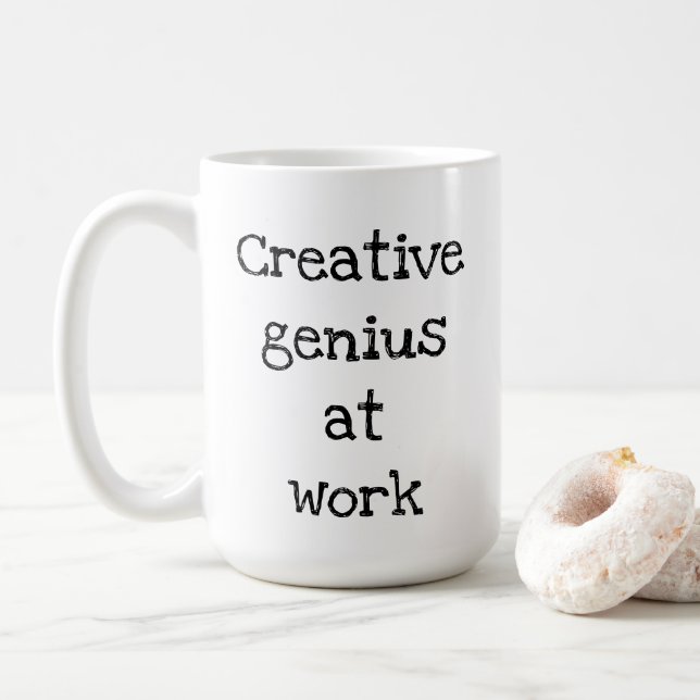 Kreativ Genius på arbetsplatsen Mugg (Med munk)