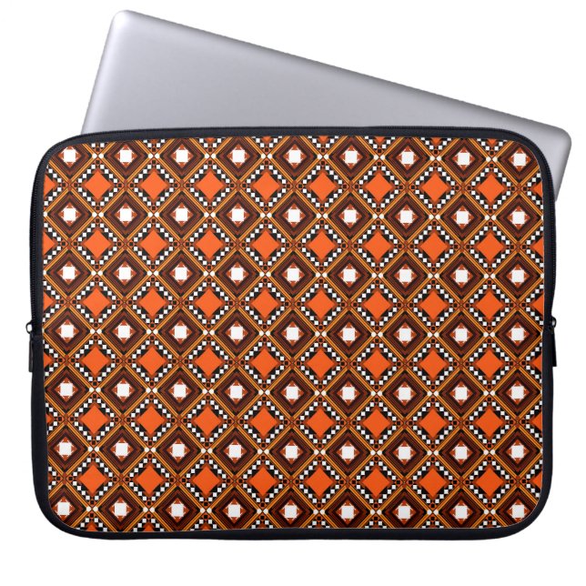 Kreativ Geometric, Modern Abstrakt Red Laptop Fodral (Framsidan)