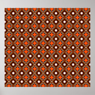 Kreativ Geometric, Modern Abstrakt Red Poster