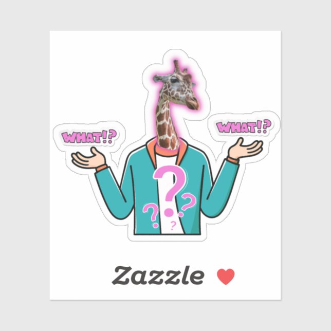 Kreativ Giraffe Sticker Klistermärken (Ark)