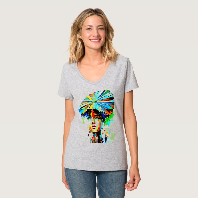 Kreativ Girl T Shirt (Hel framsida)