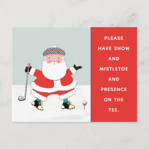 Kreativ Golf-Helgdag vykort