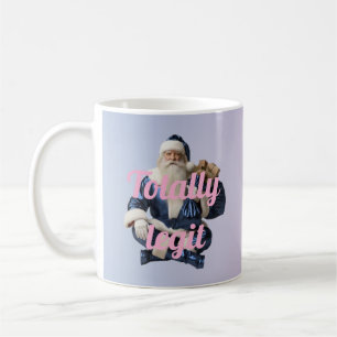 Kreativ grafisk vintersemestermugg – unik mysig kaffemugg