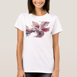 Kreativ guld abstrakt blad visuell design t shirt