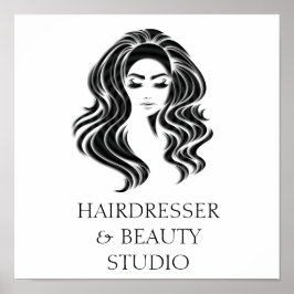 Kreativ Hair Extension Salon Beauty Studio Lash Poster