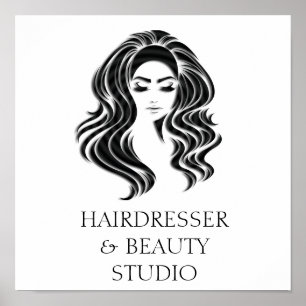Kreativ Hair Extension Salon Beauty Studio Lash Poster