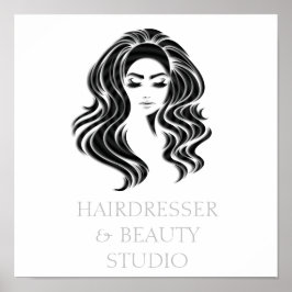 Kreativ Hair Salon Beauty Studio Lash Shop Poster