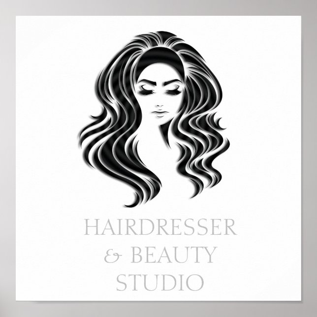 Kreativ Hair Salon Beauty Studio Lash Shop Poster (Framsidan)