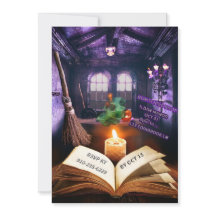 Kreativ Halloween-inbjudningsmallar