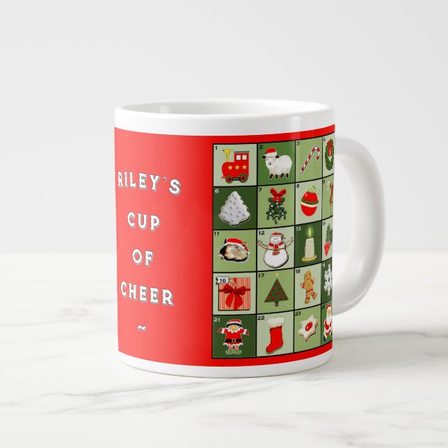 Kreativ Helgdag Giant Coffee Mugg Jumbo Mugg (Framsida höger)