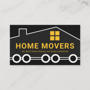 Kreativ Home On Hjul Flytta Visitkort