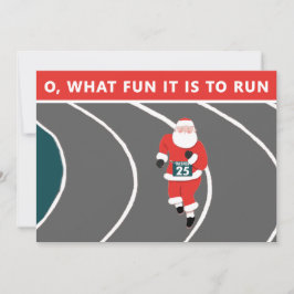 Kreativ jul för löpare julkort
