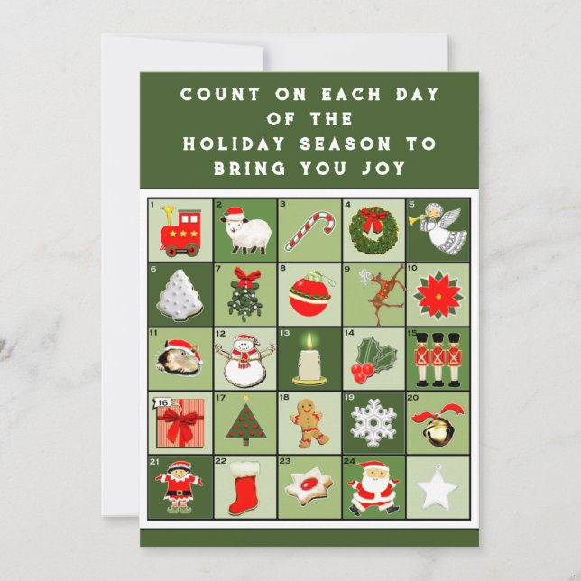 Kreativ jul julkort (Framsida)