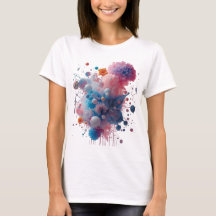 Kreativ konstinspirerad t-shirt