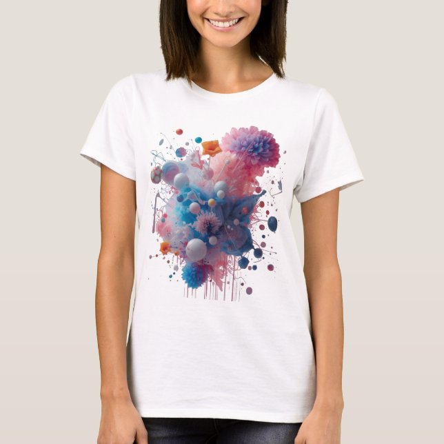 Kreativ konstinspirerad t-shirt (Framsida)