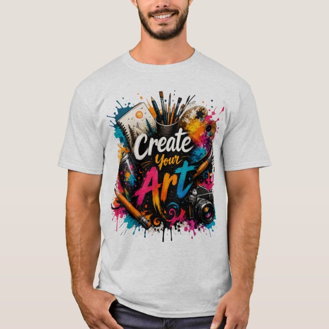Kreativ konststudio. t shirt (Framsida)