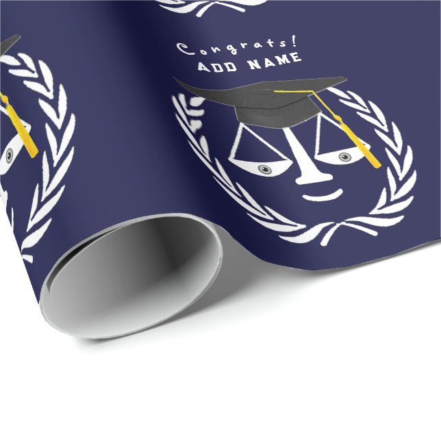 Kreativ Law School Studenten Gift Presentpapper (Rullad Hörn)