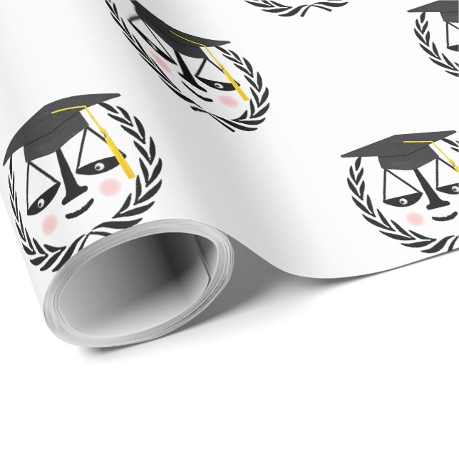Kreativ Law School Studenten Gift Presentpapper (Rullad Hörn)