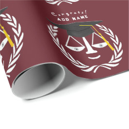 Kreativ Law School Studenten Gift Presentpapper