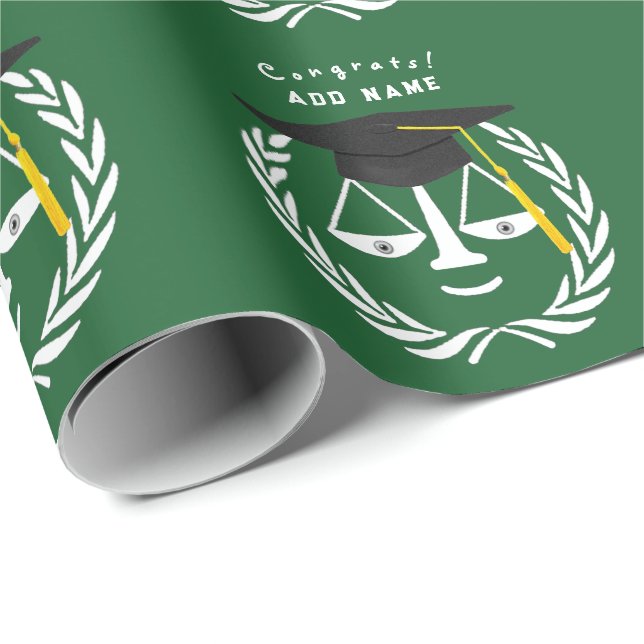 Kreativ Law School Studenten Gift Presentpapper (Rullad Hörn)