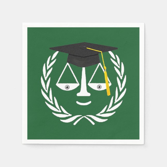 Kreativ Law School Studenten Pappersservett (Framsidan)