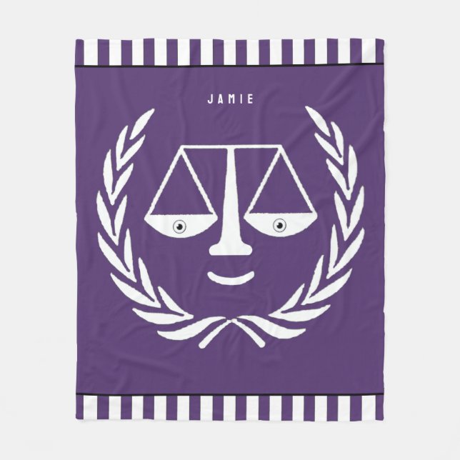 Kreativ Lawyer Fleece Blanket (Framsidan)