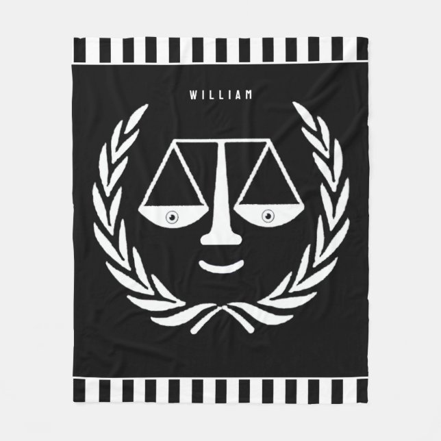 Kreativ Lawyer Fleece Blanket (Framsidan)