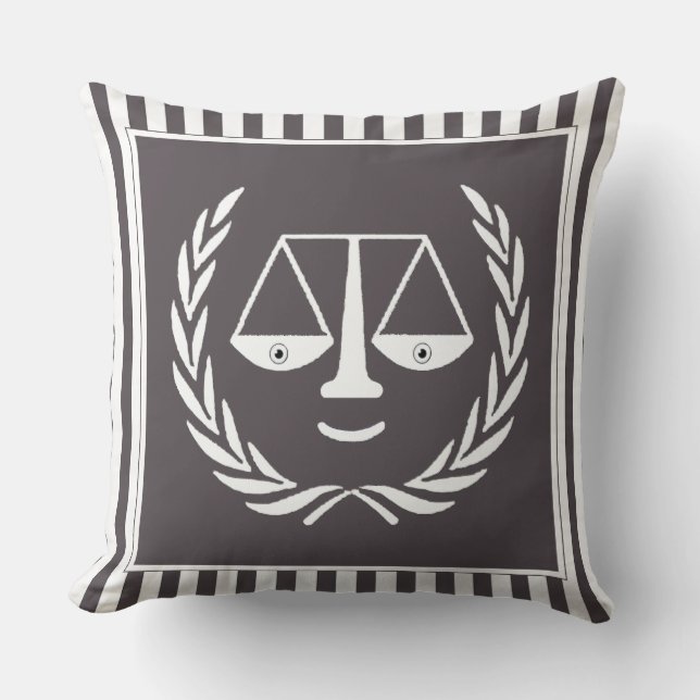 Kreativ Lawyer Gift Idea Dekorativ kudde (Framsida)