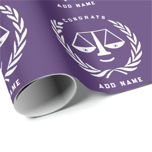 Kreativ Lawyer Gift Presentpapper (Rullad Hörn)
