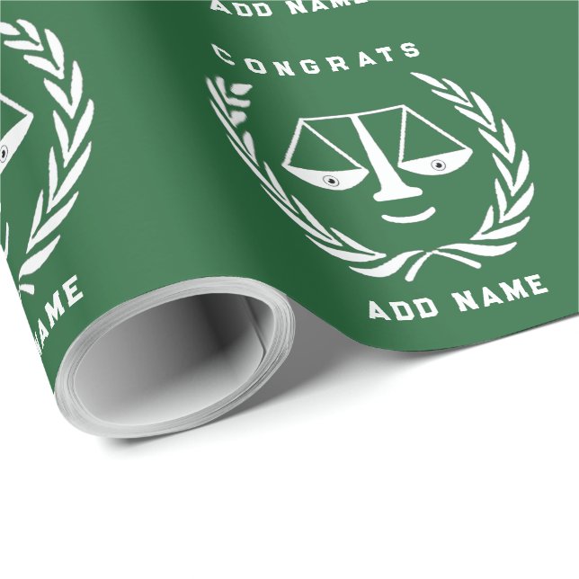 Kreativ Lawyer Gift Presentpapper (Rullad Hörn)