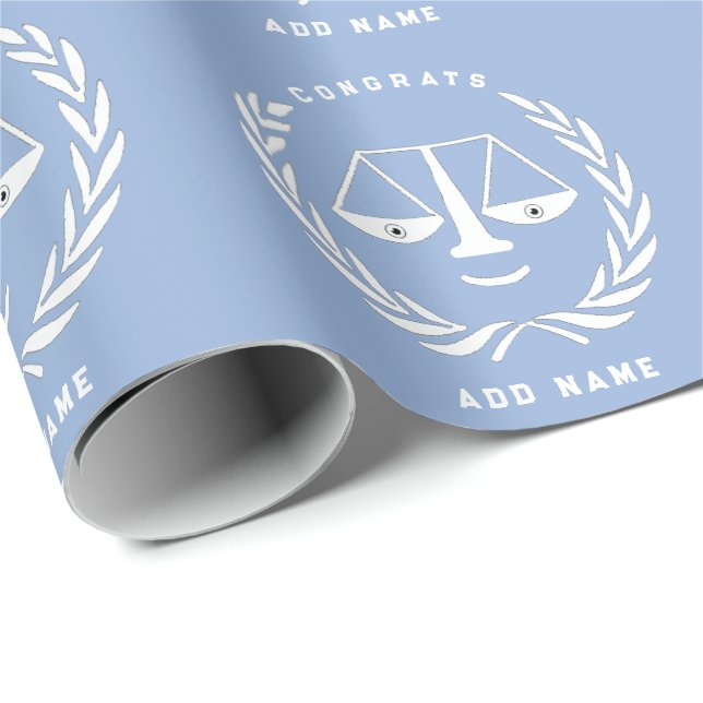 Kreativ Lawyer Gift Presentpapper (Rullad Hörn)