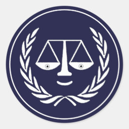 Kreativ Lawyer Runt Klistermärke