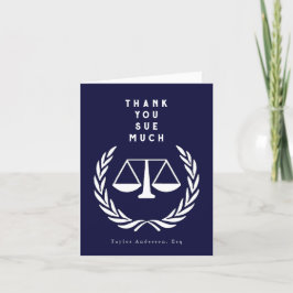Kreativ Lawyer Tack Kort