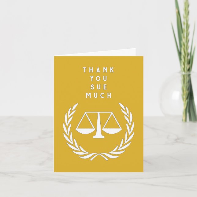 Kreativ Lawyer Tack Kort (Framsida)