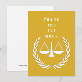 Kreativ Lawyer Tack Kort