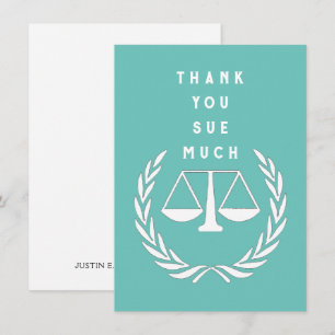 Kreativ Lawyer Tack Kort