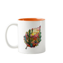 Kreativ lövmugg för kaffe eller te