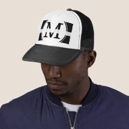 Kreativ M Initial Grafik Fresh Streetwear Män Keps