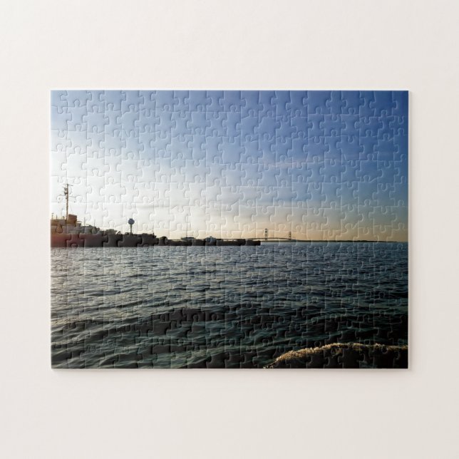 Kreativ Mackinac-brons fotopussel (Horisontell)