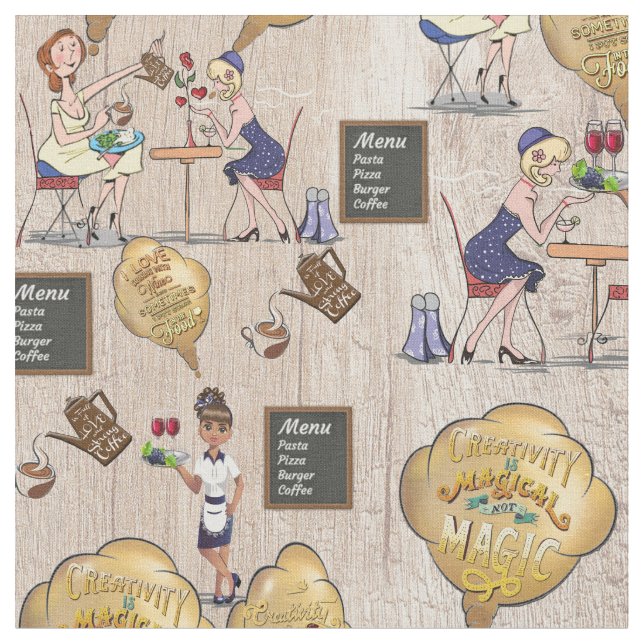 Kreativ Magic Break Time Tapet-artiklar Tyg (Närbild)