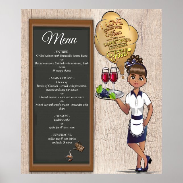 Kreativ magisk kafédekoration poster (Framsidan)