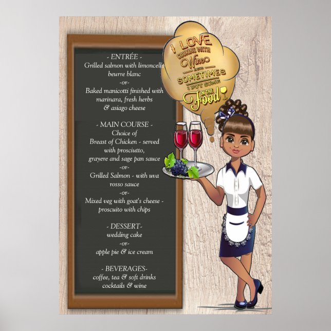 Kreativ magisk kaffeshopsdekor poster (Framsidan)