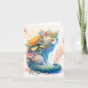 Kreativ Majestic Kattunge Design Kort