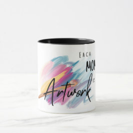 Kreativ Medvetenhet Konst Gåva Honom Henne Kaffe Mugg