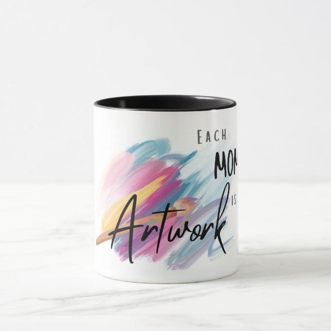 Kreativ Medvetenhet Konst Gåva Honom Henne Kaffe Mugg (Center)