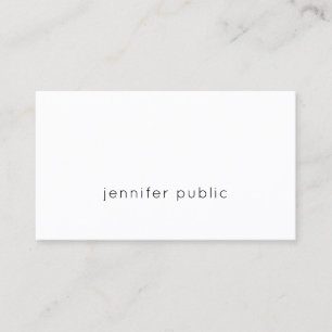 Kreativ minimalistisk modern professionell cool en visitkort