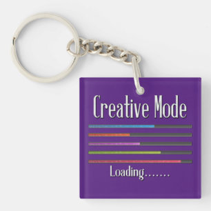 Kreativ Mode Loading Artist Acrylic Nyckelring