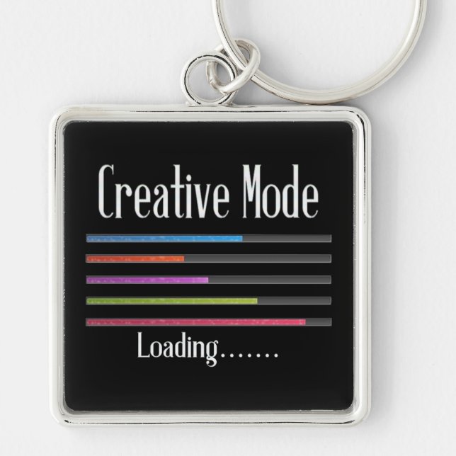 Kreativ Mode Loading Artist Nyckelring (Framsidan)