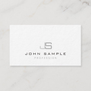 Kreativ Modern Professionell Monogram lyx Visitkort
