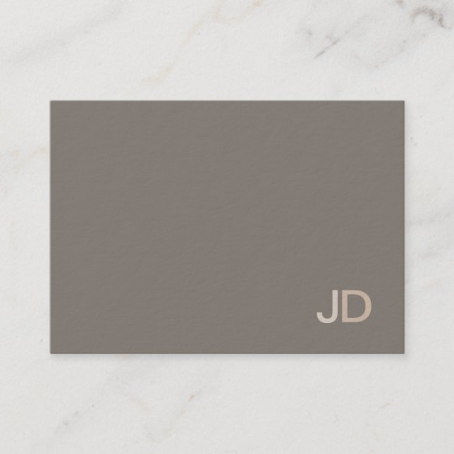 Kreativ Modern Professionell Monogram - lyx Visitkort (Framsida)